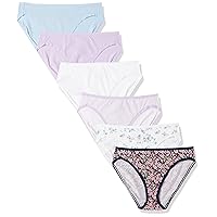 Women's Cotton High Leg Brief Underwear (Available in Plus Size), Multipacks