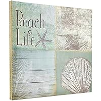 MCS Expandable 10-Page Scrapbook Album with 12 x 12 Inch Pages, 13.5 x 12.5 Inch, Beach Life