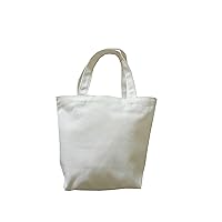 Plain Thick Canvas Mini Tote Bag DIY 9x8x4