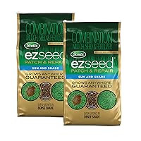 EZ Seed Patch & Repair Sun and Shade Mulch, Grass Seed, Fertilizer Combination for Bare Spots and Repair, 10 lb, 2 pk