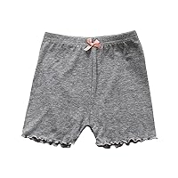 Girls Boy Shorts Underwear Size 12 Color Bow Decorated Shorts Home Pants Leggings for 3 to 10 Years Baby Shorts 6-9 Months