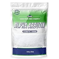 Alpha arbutin Powder-30gm 100% Pure Cosmetic Grade Raw Material with no adulterants For DIY and skincare industrial use- Skin Serums & Toners/manage dark spots, Promotes clean & clear skin