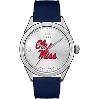 Timex Tribute Women's Collegiate Athena 40mm Watch - Mississippi Rebels with Silicone Strap
