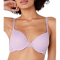 Victoria's Secret Pink Wear Everywhere Push Up Bra, Padded, Smoothing, Bras for Women, Purple (34C)