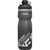 CamelBak Podium Dirt Series Chill Insulated Mountain Bike Water Bottle 21oz, Black