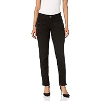 Democracy Women's Petite Ab Solution Straight Leg Jean