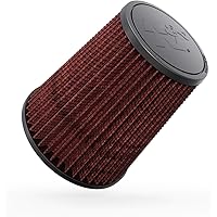 K&N Universal Clamp-On Air Intake Filter: High Performance, Premium, Washable, Replacement Filter: Flange Diameter: 4 In, Filter Height: 7 In, Flange Length: 0.625 In, Shape: Round Tapered, RF-1015