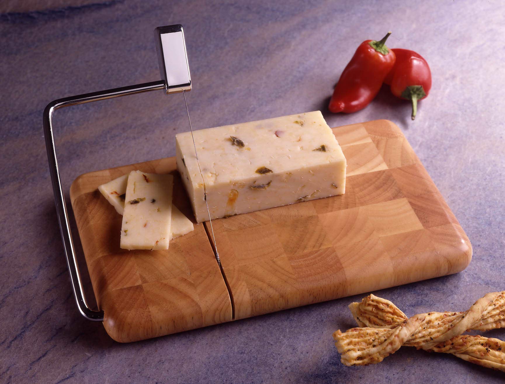 Prodyne Butcher Block Cheese Slicer, 9 1/2