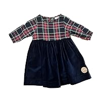 Smiley Baby Girl Holiday Dress Red, Green