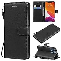 Phone Cover Wallet Folio Case for XIAOMI MI Note 10 PRO, Premium PU Leather Slim Fit Cover for MI Note 10 PRO, 2 Card Slots, Super Fitting, Black
