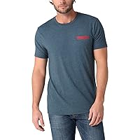 Wrangler Men's Western Crew Neck Short Sleeve Tee Shirt