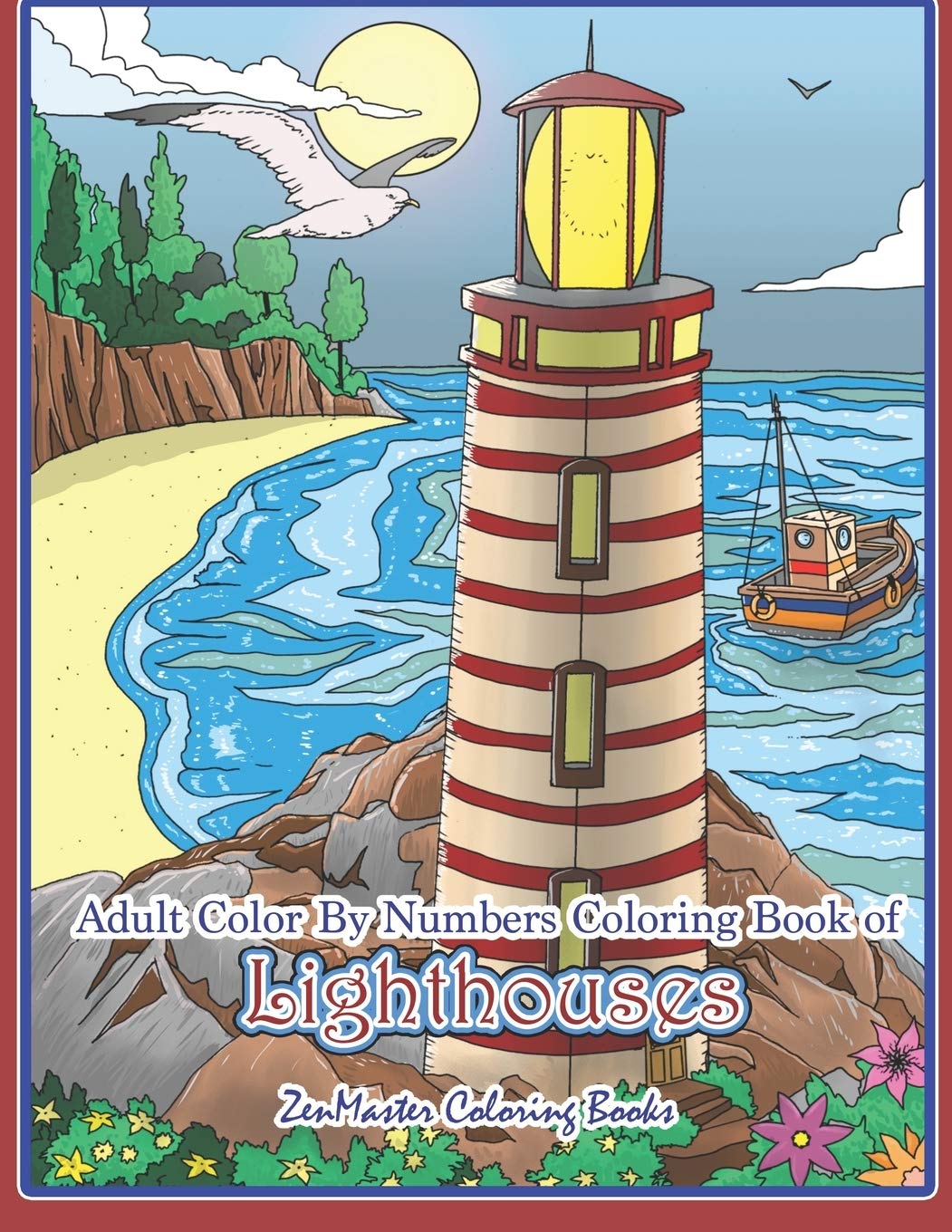 Buy Adult Color By Numbers Coloring Book of Lighthouses: Lighthouse ...