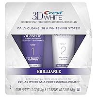 3D White Brilliance Daily Cleansing Toothpaste and Whitening Gel System