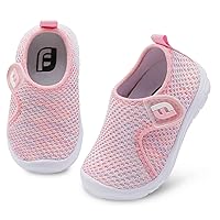 JOINFREE Toddler Boys Girls Barefoot Shoes Breathable Kids Sneakers Lightweight Walking Shoes Slip On Tennie Shoes Protect Toes School Shoes