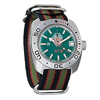 Vostok Amphibian Automatic Mens Self-Winding Diver Amphibia 710 Case Wrist Watch (710945: Multicolor)