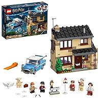 Harry Potter Lego 4 Privet Drive 75968 Fun Flying Ford Anglia Car Children’s Building Toy;Collectible Playsets