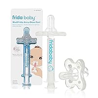 Medicine Pacifier, Medi Frida Baby Medicine Syringe & Accu-Dose Pacifier, Baby Medicine Dispenser for Mess & Fuss Free Use