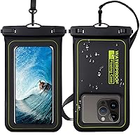 Waterproof Phone Pouch 7.5'', IPX8 Floating Underwater Cellphone Dry Bag Case Holder for iPhone 14 13 12 11 Pro Max XS Plus X Samsung, Phone Protector for Vacation Beach Swimming Surfing Skiing