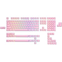 Glorious Aura V2 (Pixel Pink) - PBT Pudding Keycaps for Mechanical Keyboards - ANSI (US), ISO Compatible - Supports Full Size, TKL, 75%, 60% Layouts