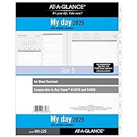 AT-A-GLANCE 2025 Planner, Daily, 8-1/2