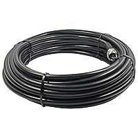 SureCall 100' SC-400 Ultra Low-Loss Coax Cable with N-Male Connectors - Black