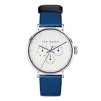 Ted Baker Gents Blue Eco -Leather Strap Watch (Model: BKPPGS3049I)