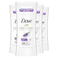 Dove Advanced Care Antiperspirant Deodorant Stick for Women, Lavender Fresh, for 48 Hour Protection And Soft And Comfortable Underarms, 2.6 oz, 4 Count