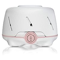 Yogasleep Dohm (White,Pink) The Original White Noise Machine, Relaxing Natural Sound From a Real Fan, Noise Cancelling For Office Privacy, Sleep Aid For Adults & Baby, Travel Size Pink Noise Machine