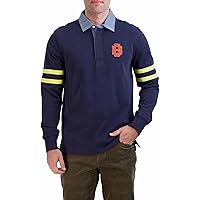 Brooks Brothers Men's Long Sleeve Emblem Rugby Shirt