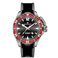 Hamilton Khaki Navy Frogman Automatic Black Dial Men's Watch H77805335