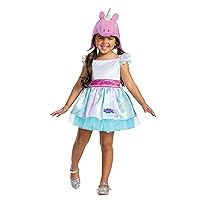 Disguise Peppa Unicorn Toddler Costume, Official Peppa Pig Costume Outfit and Headpiece