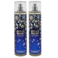 Bath And Body Works Fine Fragrance Mist (Dream Bright, 2 Pack)