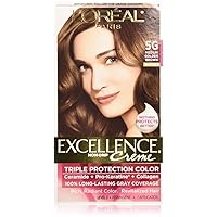 Exc H/C Gld Brn #5g R Size 1ct L'Oreal Excellence Creme Hair Color Medium Golden Brown #5g