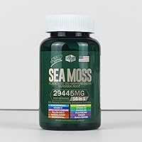 Sea Moss，Black Seed Oil， Ashwagandha， Turmeric， Bladderwrack， Burdock ， with Manuka, Honey Dandelion, ACV Black Pepper,16-in-1 Vitamin