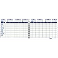 Adams Home Office Budget Book, Weekly/Monthly Format, 10 x 7 Inches, White (AFR31),ABFAFR31