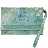 Abbey & CA Gift Amazing Woman Wristlet Wallet, Birthday, Christmas for Women, 7-inches by 4.5-inches