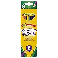 8 Ct Colored Pencils, Assorted