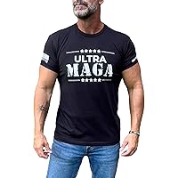 Ultra MAGA Mens Fitness Gym Premium Poly Cotton T-Shirt