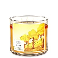 3-Wick Scented Candle in Leaves