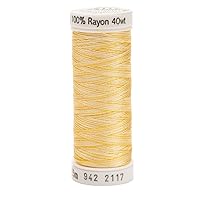 Sulky Rayon Thread for Sewing, 250-Yard, Vari Yellow
