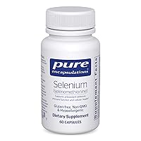 Pure Encapsulations Selenium - 200 mcg - for Healthy Cellular Function, Immune System & Antioxidant Defenses - Mineral Supplement - Vegan & Gluten Free - 60 Capsules