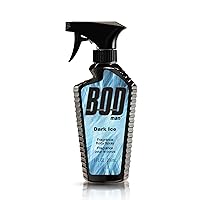 BOD Man Fragrance Body Spray, Dark Ice, 8 Fluid Ounce
