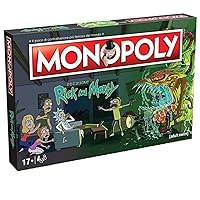 Winning Moves 036504 Rick and Morty Monopoly Italian Edition