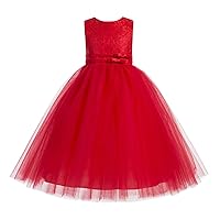 ekidsbridal Lace Tulle Tutu Flower Girl Dress Formal Princess Beauty Pageant Dresses 188