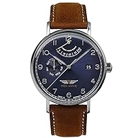 Iron Annie Men's Watch Series Amazonas Impressions Automatic Date Power Reserve 5960 with Leather Strap or Metal Strap