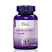 (8 Pack) Esmond Natural: Anti Gray Hair Capsule (Supports in decreasing gray hair. Stimulates healthy hair growth), GMP, Natural Product Assn Certified, Made in USA - 480 Capsules
