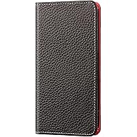 Wallet Case for iPhone 14, Magnetic Genuine Leather Flip Case with Card Slots Kickstand Folio Cover Phone Case Designed for iPhone 14 6.1