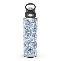 Tervis Kelly Ventura Stamped Triple Walled Insulated Tumbler Travel Cup Keeps Drinks Cold, 40oz Wide Mouth Bottle, Stainless Steel
