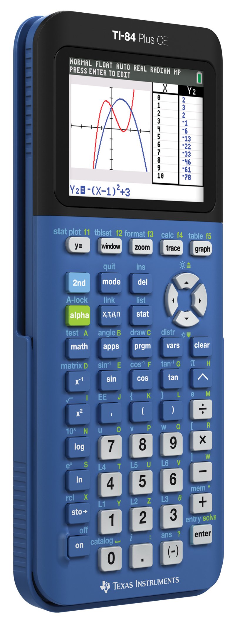 Texas Instruments TI-84 Plus CE Blueberry Graphing Calculator
