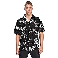 Men's Hawaiian Shirt Short Sleeve Button Down Holiday Beach Shirts, S-3XL